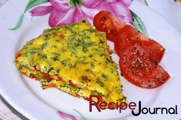 Фото с (Рецепт Итальянского омлета - Фриттата  (Frittata))