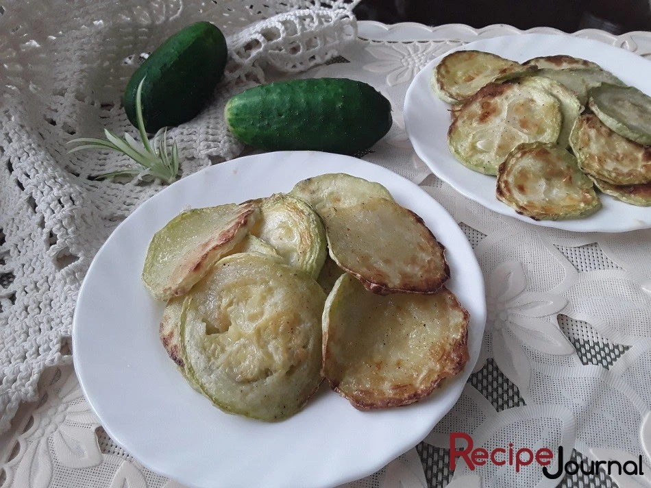 Кабачки жареные в духовке - рецепт блюда из овощей