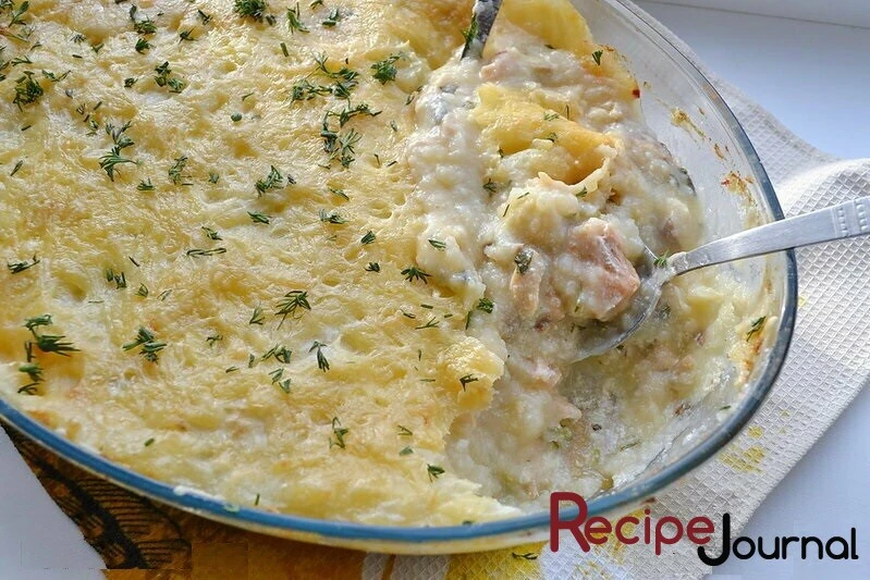 Английский рыбный пирог (запеканка Fish pie) - рецепт блюда из рыбы