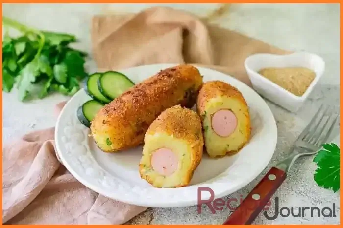 Зразы из картофеля с сыром и сосисками - простой рецепт на каждый день