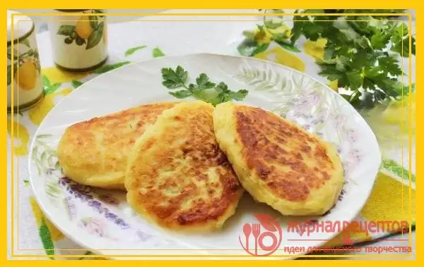 Картофельные зразы с начинкой из курицы - рецепт простой и очень вкусный