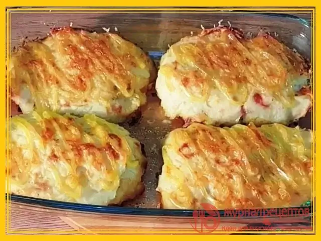 Рецепт недели - Слоёная запеканка с индейкой, картошкой и солёными
